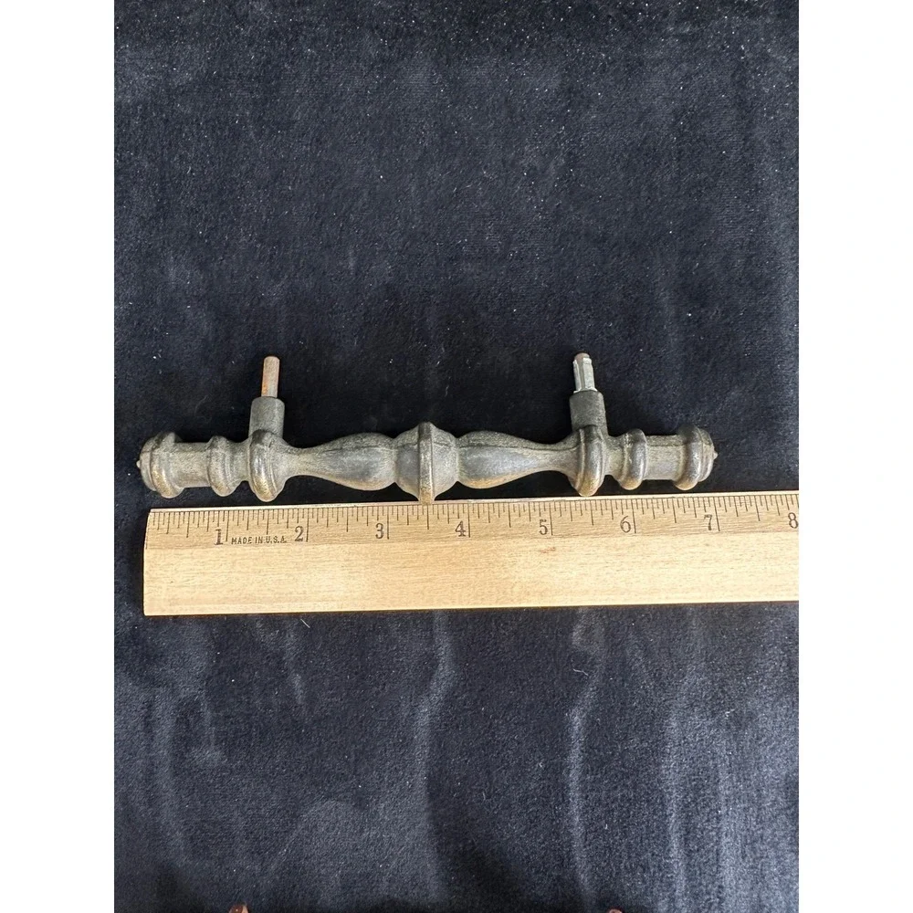 Vintage Brass Handles Pulls Salvage Hardware Heavy Brass 7 